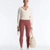 Sweat-shirt à col polo croisé en modal Soft Touch Sweat-shirt à col polo croisé en modal Soft Touch
