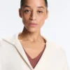 Sweat-shirt à col polo croisé en modal Soft Touch Sweat-shirt à col polo croisé en modal Soft Touch