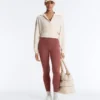 Sweat-shirt à col polo croisé en modal Soft Touch Sweat-shirt à col polo croisé en modal Soft Touch