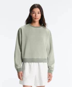 Sweat-shirt à col rond Soft Touch avec modal