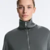 Sweat-shirt à demi-fermeture éclair en modal Soft Touch Sweat-shirt à demi-fermeture éclair en modal Soft Touch