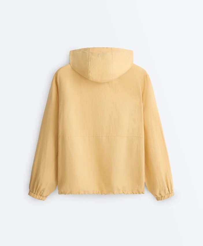 Sweat-shirt à demi-zip avec poche avant, mélange de lyocell et 24 % de lin Sweat-shirt à demi-zip avec poche avant, mélange de lyocell et 24 % de lin