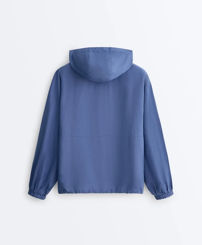 Sweat-shirt à demi-zip avec poche avant, mélange de lyocell et 24 % de lin Sweat-shirt à demi-zip avec poche avant, mélange de lyocell et 24 % de lin