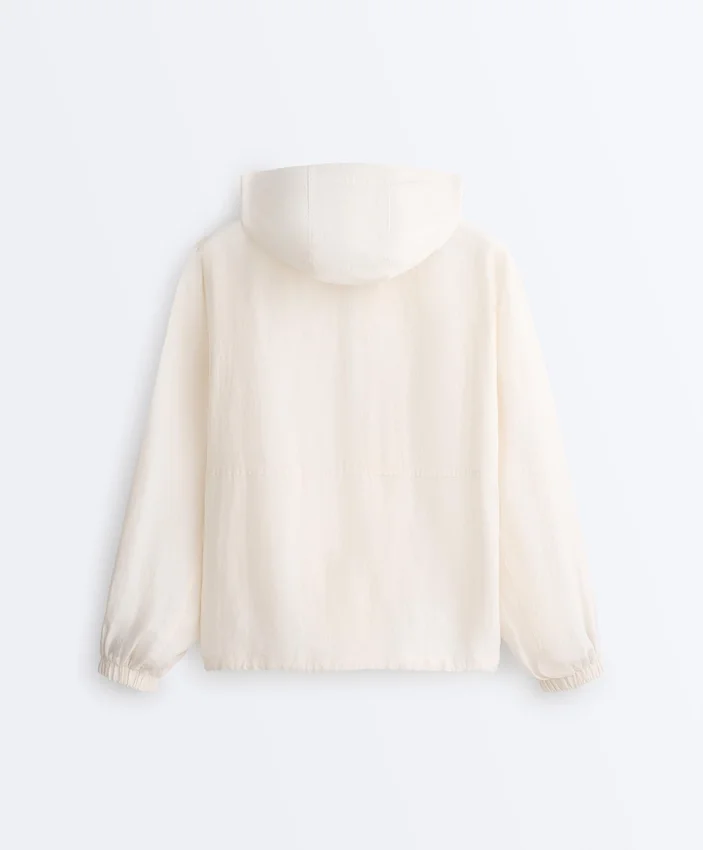 Sweat-shirt à demi-zip avec poche avant, mélange de lyocell et 24 % de lin Sweat-shirt à demi-zip avec poche avant, mélange de lyocell et 24 % de lin