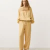 Pantalon droit en mélange de lyocell et 24 % de lin Pantalon droit en mélange de lyocell et 24 % de lin