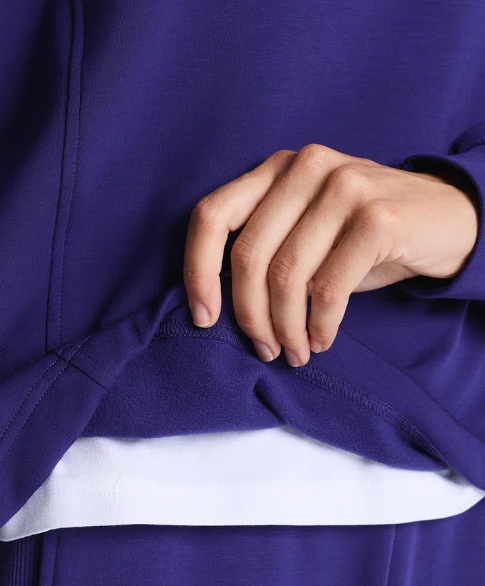 Sweat-shirt à demi-zip en modal brossé Sweat-shirt à demi-zip en modal brossé