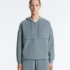 Sweat-shirt en modal Soft Touch au toucher avec col et poignets côtelés Sweat-shirt en modal Soft Touch au toucher avec col et poignets côtelés