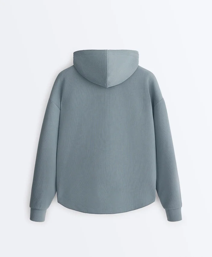 Sweat-shirt en modal Soft Touch au toucher avec col et poignets côtelés Sweat-shirt en modal Soft Touch au toucher avec col et poignets côtelés