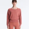Sweat-shirt en modal Soft Touch au toucher à col bateau Sweat-shirt en modal Soft Touch au toucher à col bateau