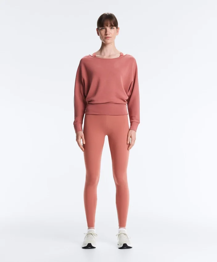 Sweat-shirt en modal Soft Touch au toucher à col bateau Sweat-shirt en modal Soft Touch au toucher à col bateau