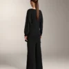 Sweat-shirt long en modal avec traitement Soft Touch au toucher doux avec détail noué Sweat-shirt long en modal avec traitement Soft Touch au toucher doux avec détail noué