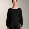 Sweat-shirt noué au toucher Soft Touch en modal Sweat-shirt noué au toucher Soft Touch en modal