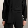 Sweat-shirt noué au toucher Soft Touch en modal Sweat-shirt noué au toucher Soft Touch en modal