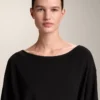 Sweat-shirt noué au toucher Soft Touch en modal Sweat-shirt noué au toucher Soft Touch en modal