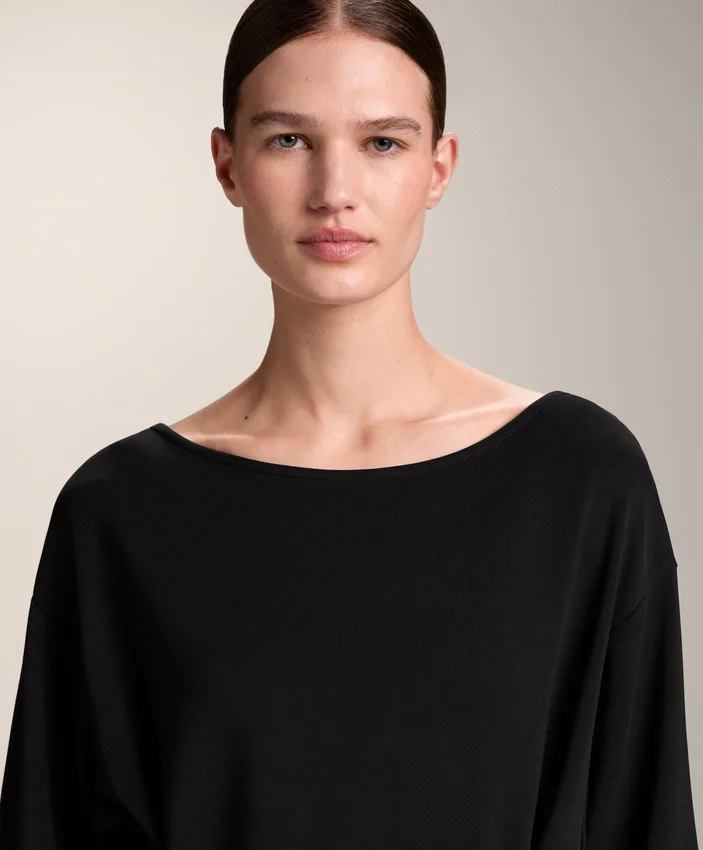Sweat-shirt noué au toucher Soft Touch en modal Sweat-shirt noué au toucher Soft Touch en modal