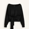 Sweat-shirt noué au toucher Soft Touch en modal Sweat-shirt noué au toucher Soft Touch en modal