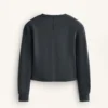 Sweat-shirt à rayures asymétriques en modal