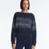 Sweat-shirt à rayures marinières Soft Touch en modal Sweat-shirt à rayures marinières Soft Touch en modal