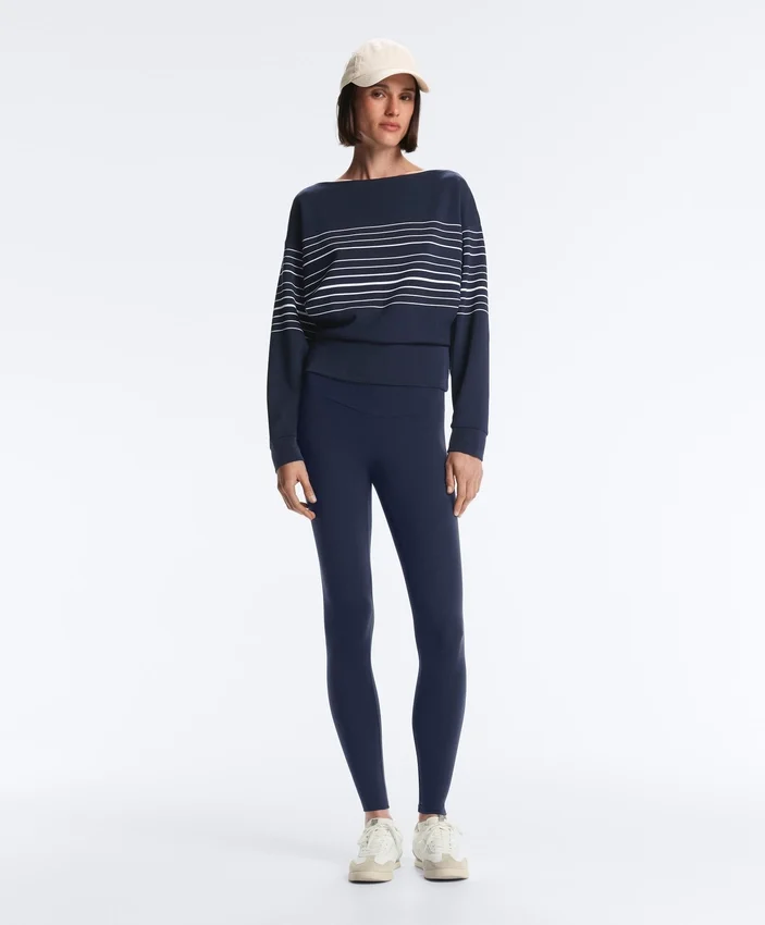 Sweat-shirt à rayures marinières Soft Touch en modal Sweat-shirt à rayures marinières Soft Touch en modal