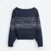 Sweat-shirt à rayures marinières Soft Touch en modal Sweat-shirt à rayures marinières Soft Touch en modal
