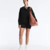 Sweat-shirt zippé en modal Soft Touch au toucher Sweat-shirt zippé en modal Soft Touch au toucher