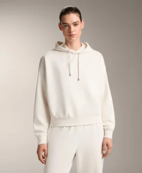 Sweats à capuche ample en modal brossé Sweats à capuche ample en modal brossé