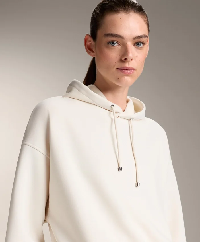 Sweats à capuche ample en modal brossé Sweats à capuche ample en modal brossé