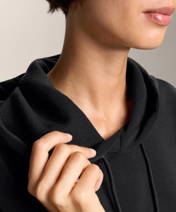 Sweats à capuche ample en modal brossé Sweats à capuche ample en modal brossé