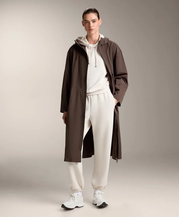 Sweats à capuche ample en modal brossé Sweats à capuche ample en modal brossé