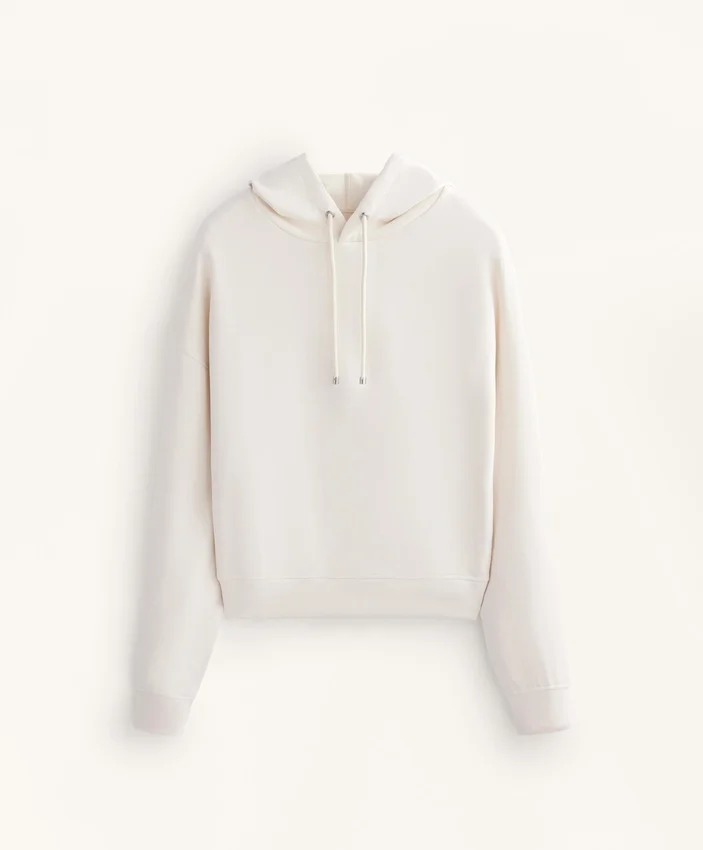 Sweats à capuche ample en modal brossé Sweats à capuche ample en modal brossé