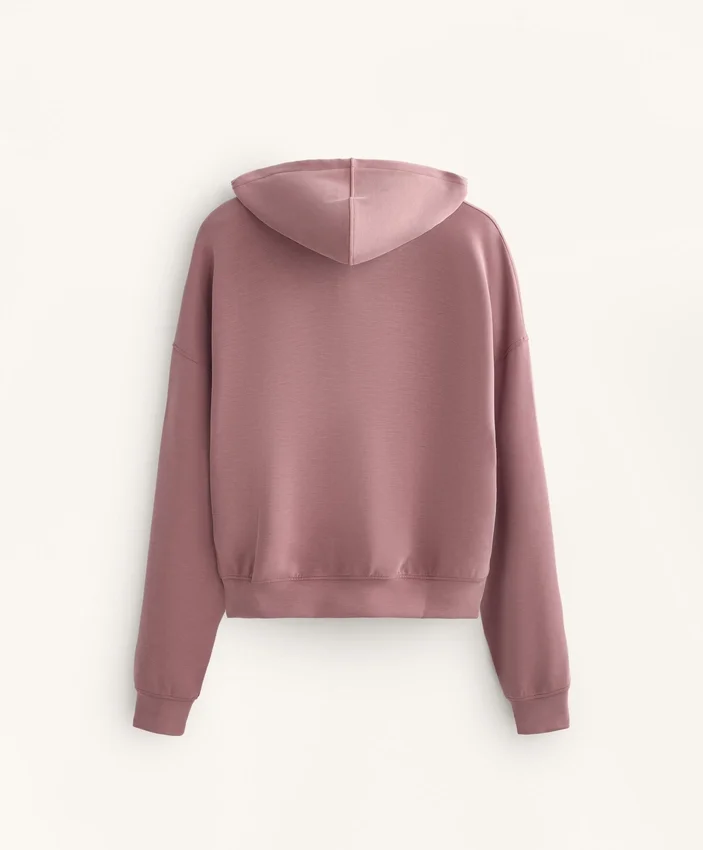 Sweats à capuche ample en modal brossé Sweats à capuche ample en modal brossé