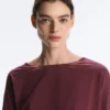 T-shirt ajusté à la taille en mélange de coton T-shirt ajusté à la taille en mélange de coton