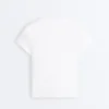 T-shirt ajusté à manches courtes en coton mélangé T-shirt ajusté à manches courtes en coton mélangé