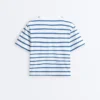 T-shirt ample à manches courtes en coton mélangé T-shirt ample à manches courtes en coton mélangé