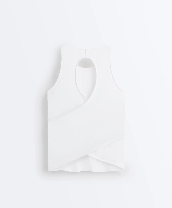 T-shirt Comfortlux à dos croisé T-shirt Comfortlux à dos croisé