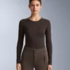 T-shirt de base thermique en jacquard sans coutures T-shirt de base thermique en jacquard sans coutures