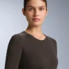 T-shirt de base thermique en jacquard sans coutures T-shirt de base thermique en jacquard sans coutures