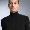 T-shirt de base thermique polaire à demi-zip T-shirt de base thermique polaire à demi-zip