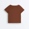 T-shirt à manches courtes avec fermeture éclair