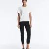 T-shirt à manches courtes en mélange de coton, coupe classique T-shirt à manches courtes en mélange de coton, coupe classique