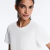 T-shirt à manches courtes en mélange de coton, coupe classique T-shirt à manches courtes en mélange de coton, coupe classique