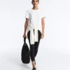 T-shirt à manches courtes en mélange de coton, coupe classique T-shirt à manches courtes en mélange de coton, coupe classique