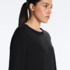 T-shirt à manches courtes en mélange de modal avec ourlet arrondi dans le dos T-shirt à manches courtes en mélange de modal avec ourlet arrondi dans le dos