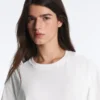 T-shirt oversize à manches courtes en mélange de coton T-shirt oversize à manches courtes en mélange de coton