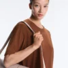 T-shirt oversize à manches courtes en mélange de coton T-shirt oversize à manches courtes en mélange de coton