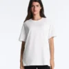 T-shirt oversize à manches courtes en mélange de coton T-shirt oversize à manches courtes en mélange de coton