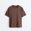 T-shirt oversize à manches courtes en mélange de coton T-shirt oversize à manches courtes en mélange de coton
