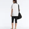 T-shirt oversize à manches courtes en mélange de coton T-shirt oversize à manches courtes en mélange de coton