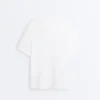 T-shirt oversize à manches courtes en mélange de coton T-shirt oversize à manches courtes en mélange de coton