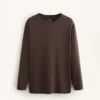 T-shirt oversize à manches longues en coton mélangé T-shirt oversize à manches longues en coton mélangé